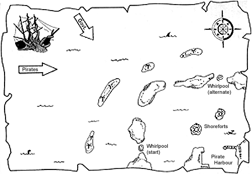  [Map of the battle area] 